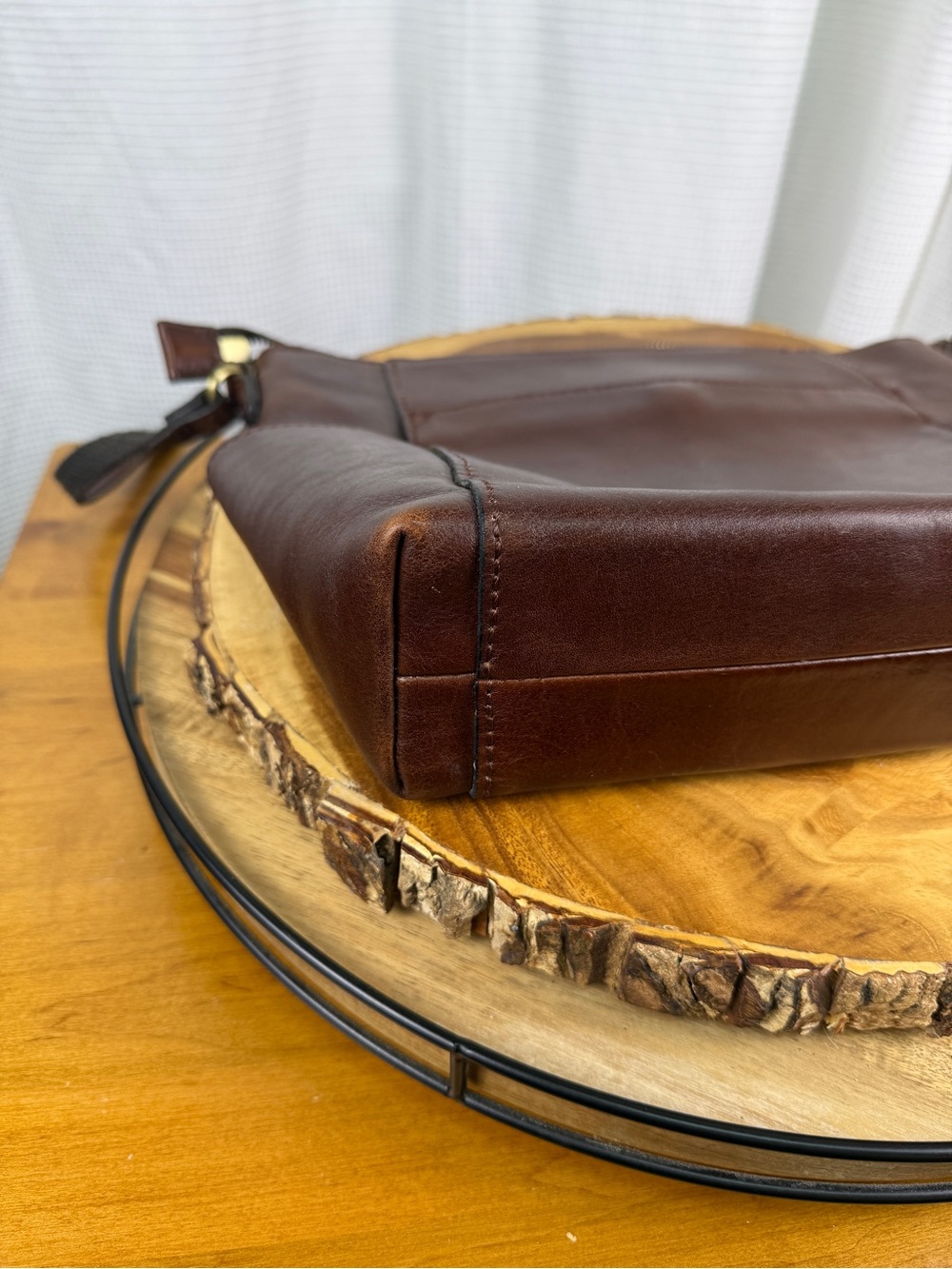 Patricia Nash Aveley Chestnut Tooled Leather Floral Crossbody Bag EUC - Picture 12 of 15